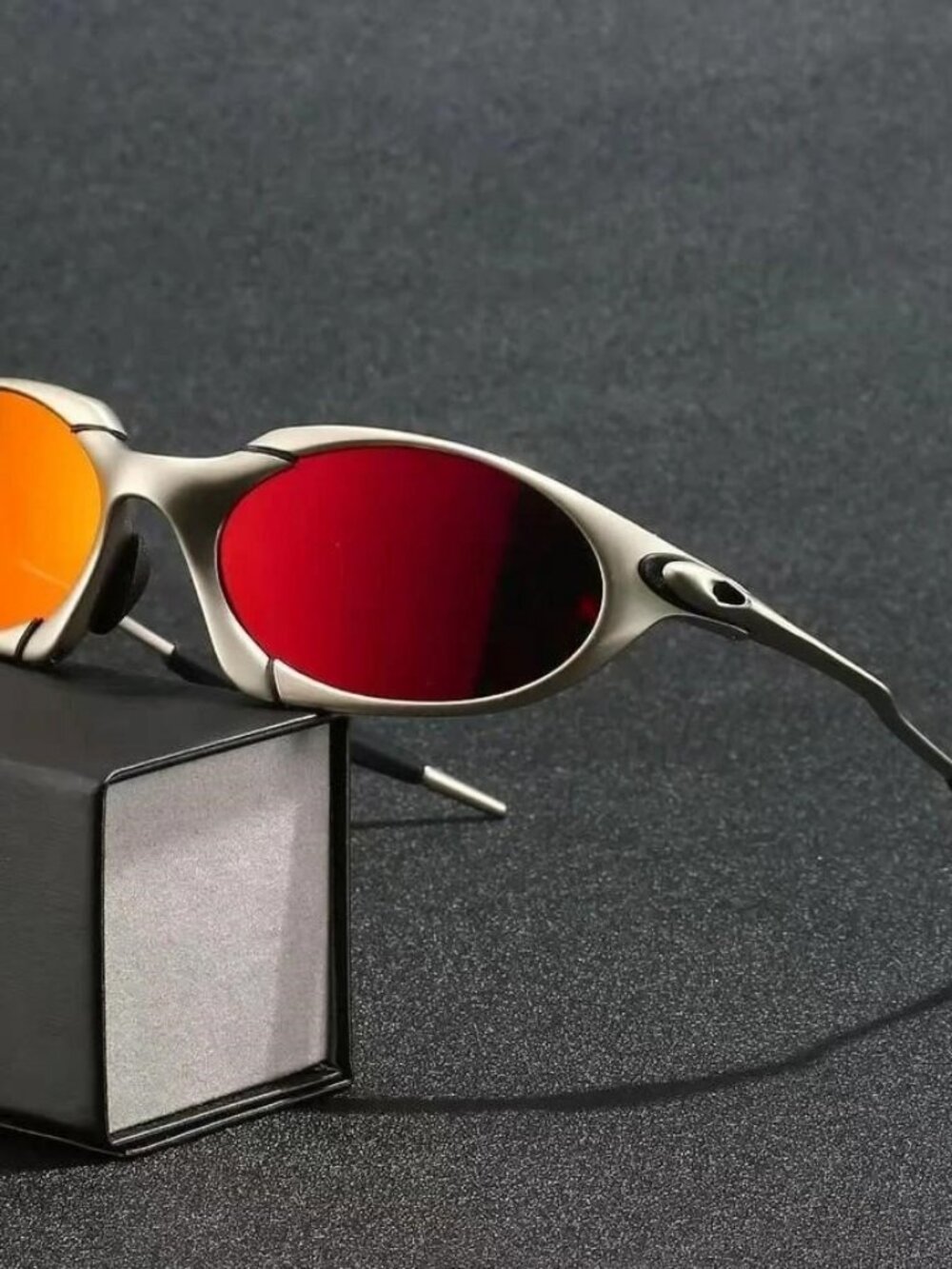 New Gucci Mens Square/Rectangle Gold Gold Grey Fashion Designer Sunglasses